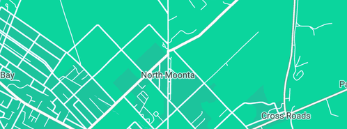 Map showing the location of Geoff Smith Cabinets in North Moonta, SA 5558