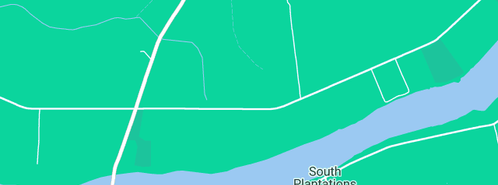 Map showing the location of Gascoyne Organic Farm in North Plantations, WA 6701