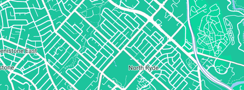Map showing the location of Petceutics in North Ryde, NSW 2113