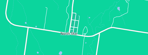 Map showing the location of Cush J W & S A in North Star, NSW 2408