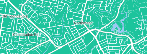 Map showing the location of Debt Freedom in Northmead, NSW 2152