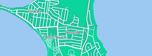 Map showing the location of Greenwood Homes & Granny Flats in Noraville, NSW 2263
