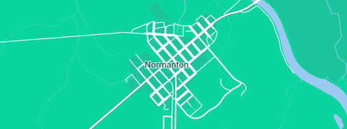 Map showing the location of Normanton Hospital in Normanton, QLD 4890