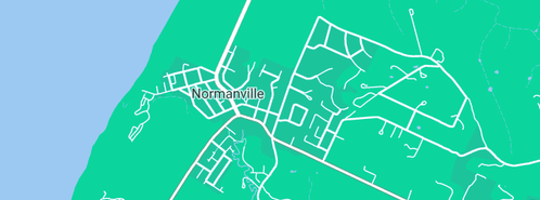 Map showing the location of Southern Design Workshop in Normanville, SA 5204