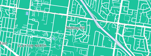 Map showing the location of Reba Scientific Pty Ltd in Notting Hill, VIC 3168