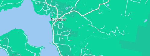 Map showing the location of State Library Of Tasmania in Nubeena, TAS 7184