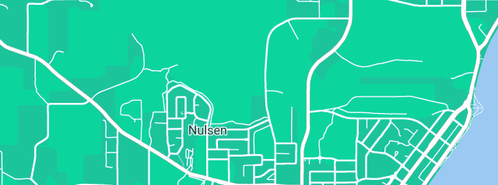 Map showing the location of Nulsen Primary School in Nulsen, WA 6450