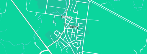 Map showing the location of Grainhart in Oakey, QLD 4401