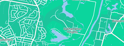 Map showing the location of Assurance Trees in Oakhampton Heights, NSW 2320