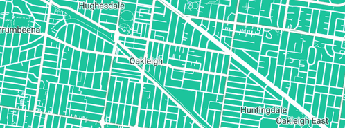 Map showing the location of LOVE OPTICAL  in Oakleigh, VIC 3166