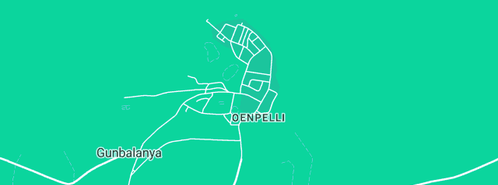 Map showing the location of Injalak Arts & Crafts in Oenpelli, NT 822