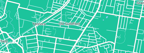 Map showing the location of Tazz Cuts in Old Guildford, NSW 2161