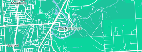 Map showing the location of Sundaani Mobile Dog Wash Noarlunga in Old Noarlunga, SA 5168