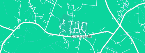 Map showing the location of CJT Design in One Tree Hill, SA 5114