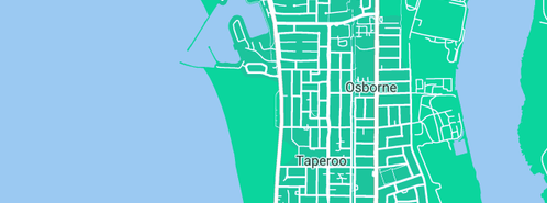 Map showing the location of Osborne Foreshore Playground in Osborne, SA 5017