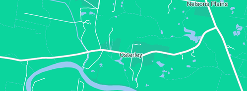 Map showing the location of B-All Natural Landscapes in Osterley, NSW 2324