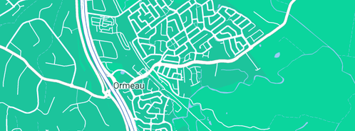 Map showing the location of Utilicom.Com.Au in Ormeau, QLD 4208