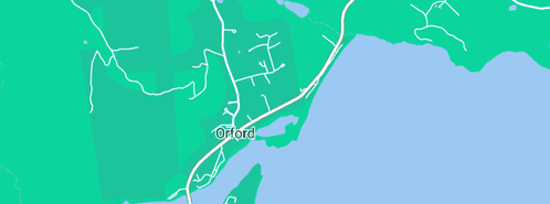 Map showing the location of Orford Youth & Convention Centre in Orford, TAS 7190