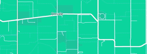 Map showing the location of Brendan O'Keeffe in Orrvale, VIC 3631