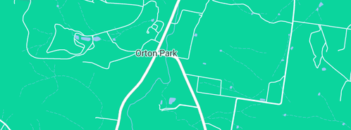 Map showing the location of Boronia B & B in Orton Park, NSW 2795