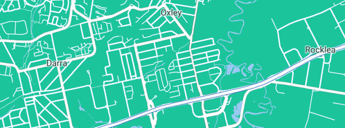 Map showing the location of Made You Look Design in Oxley, QLD 4075