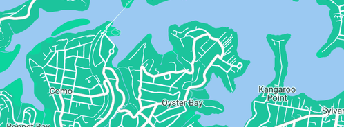 Map showing the location of Eco Real Estate Australia Pty Ltd in Oyster Bay, NSW 2225