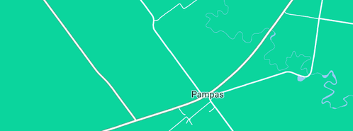 Map showing the location of Harslett Farm in Pampas, QLD 4352