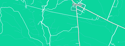 Map showing the location of Service Station Toilet Palmer in Palmer, SA 5237