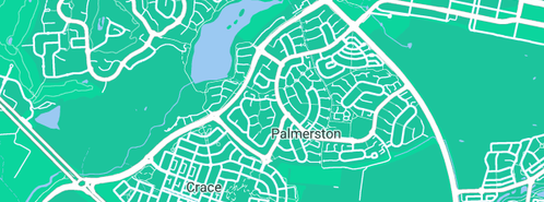 Map showing the location of Rb Design in Palmerston, ACT 2913