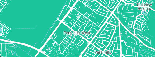 Map showing the location of Building Renovations Para Hills in Para Hills West, SA 5096
