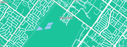 Map showing the location of Air South Flight Training in Parafield, SA 5106