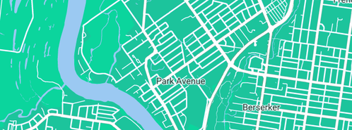Map showing the location of Rockhampton Hydraulics & Pneumatics Pty Ltd in Park Avenue, QLD 4701