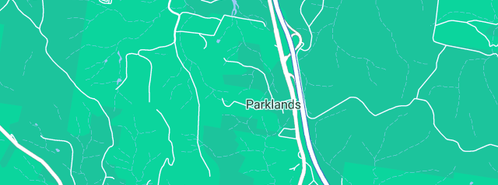 Map showing the location of Euphoric in Parklands, QLD 4560