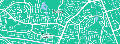 Map showing the location of Fletchers Lawn & Garden Maintenance in Parklea, NSW 2768