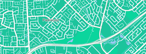 Map showing the location of Tomlinson Pam in Parkwood, WA 6147