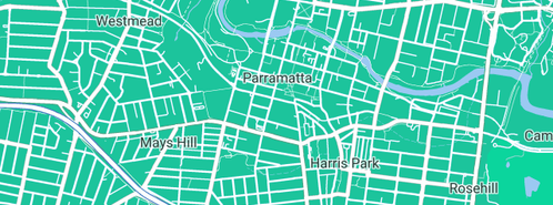 Map showing the location of David Jones - Parramatta in Parramatta Westfield, NSW 2150