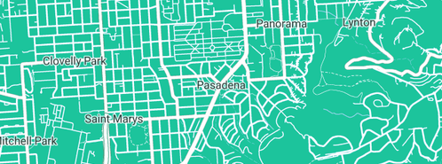 Map showing the location of South Australian Light Opera Society in Pasadena, SA 5042