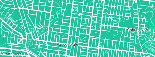 Map showing the location of Patchworks Unlimited in Pascoe Vale, VIC 3044