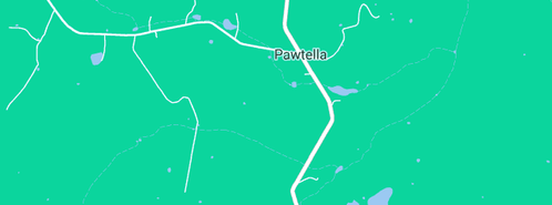 Map showing the location of Cremorne in Pawtella, TAS 7120