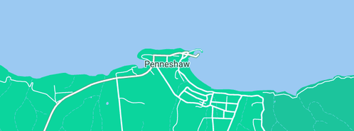 Map showing the location of Kangaroo Island Gateway in Penneshaw, SA 5222