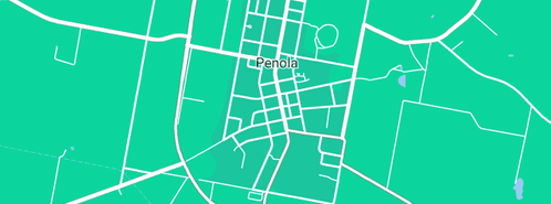 Map showing the location of Refined Surface Design in Penola, SA 5277