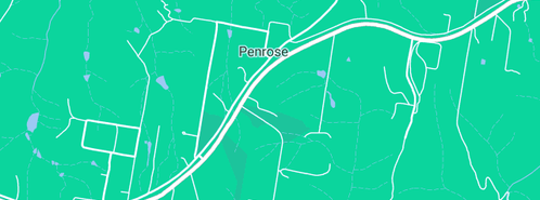Map showing the location of Penrose Pine Products Pty Ltd in Penrose, NSW 2579