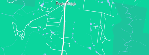 Map showing the location of Peats Ridge Public School in Peats Ridge, NSW 2250