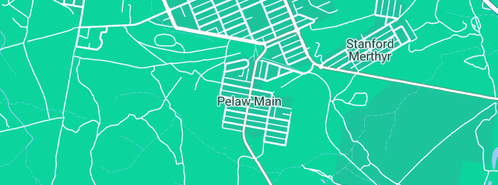 Map showing the location of Domestic Blitz Cleaning and Lawn Services in Pelaw Main, NSW 2327