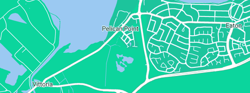 Map showing the location of Miriad Computer Services in Pelican Point, WA 6230
