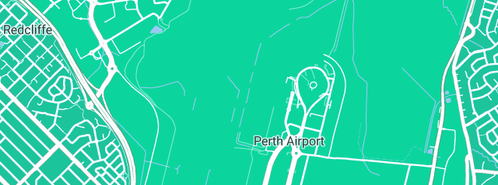 Map showing the location of Costco Wholesale Perth Airport in Perth Airport, WA 6105