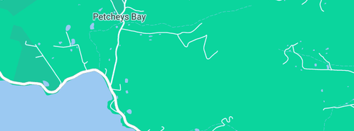 Map showing the location of Rent The Roo Hobart South in Petcheys Bay, TAS 7109