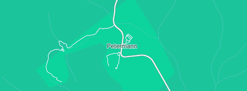 Map showing the location of Curtin Springs in Petermann, NT 872