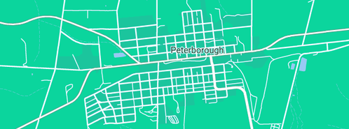 Map showing the location of BankSA Branch Peterborough in Peterborough, SA 5422