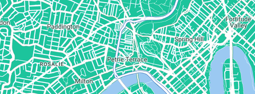 Map showing the location of The Terrace Law Firm in Petrie Terrace, QLD 4000
